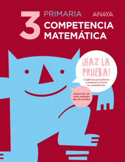 Cuaderno Competencia Matemática 3 (Anaya) - 9788469831359