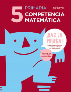 Cuaderno Competencia Matemática 5 (Anaya) - 9788469831373