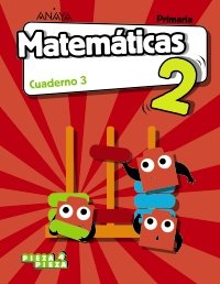 CUADERNO MATEMATICAS 3 2º de Primaria MADRID 18 | AA,VV | 9788469838464 (Anaya Texto) Imagen principal del producto