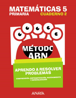 Cuaderno Matemáticas Abn 2-5º Primaria (Anaya) - 9788469843802 Imagen principal del producto
