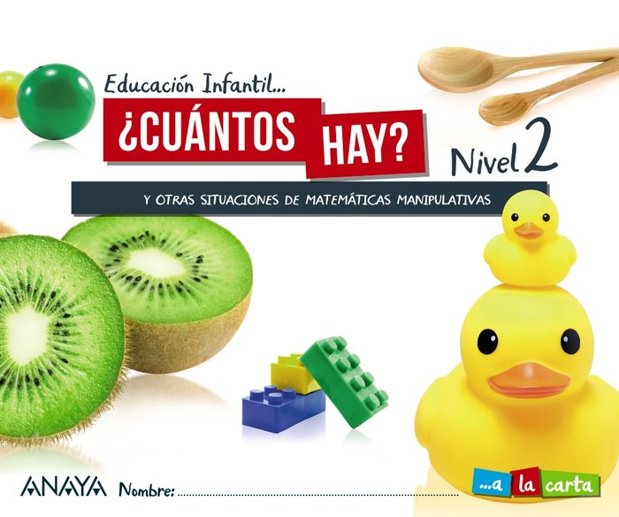 MATEMATICAS 4 AÑOS CUANTOS HAY NIVEL 2 21 A LA CARTA | AA,VV | 9788469877005 (Anaya Texto) Imagen principal del producto
