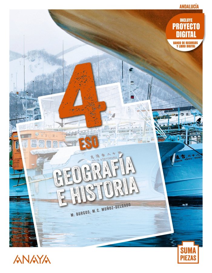 Geografía e Historia 4. + Dual focus. | Varios autores | 9788469880913 (ANAYA TEXTO) Imagen principal del producto