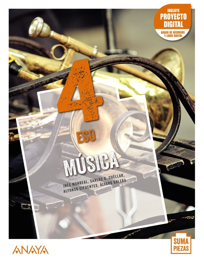 Música 4. + Dual focus Music. | Varios autores | 9788469883136 (ANAYA TEXTO)