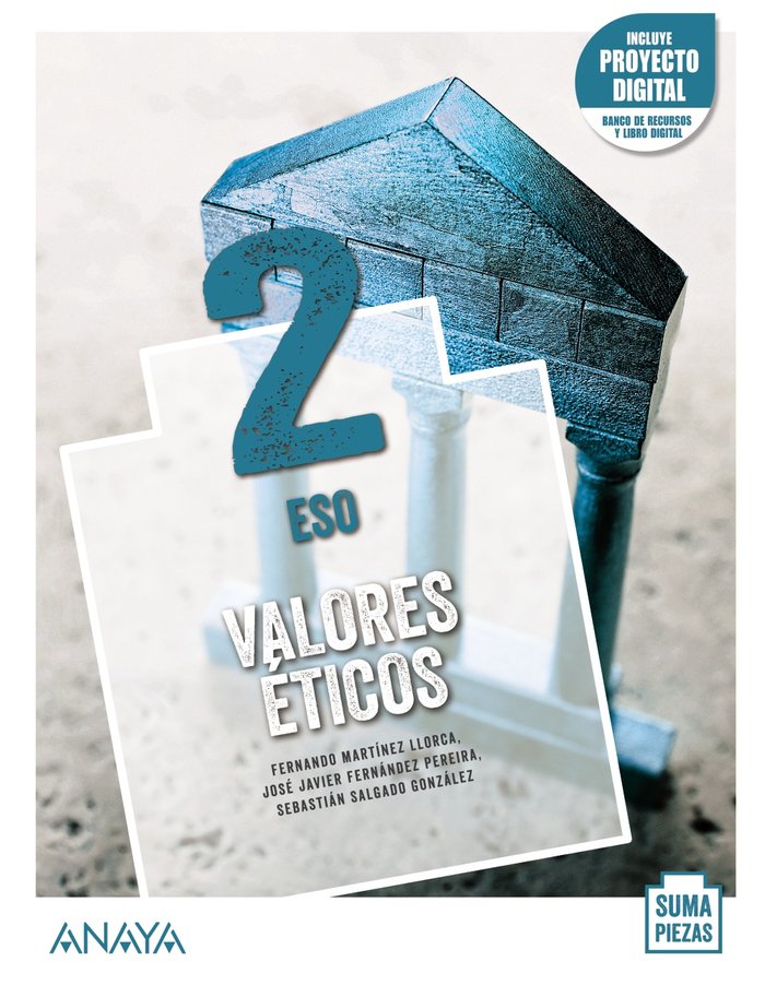 Valores Éticos 2. | Varios autores | 9788469883532 (ANAYA TEXTO) Imagen principal del producto