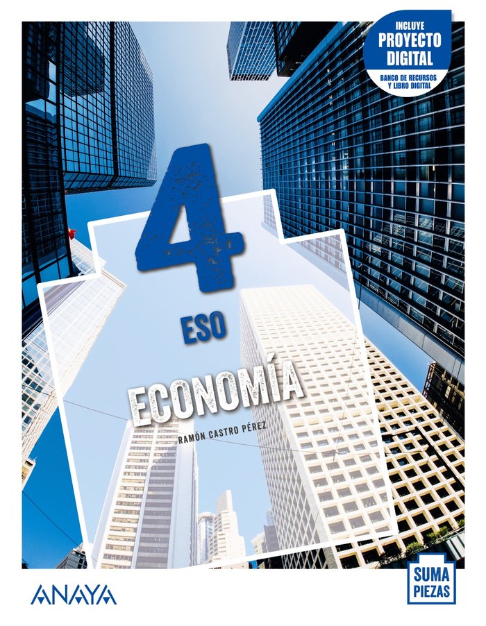 Economía 4. | Varios autores | 9788469884058 (ANAYA TEXTO) Imagen principal del producto