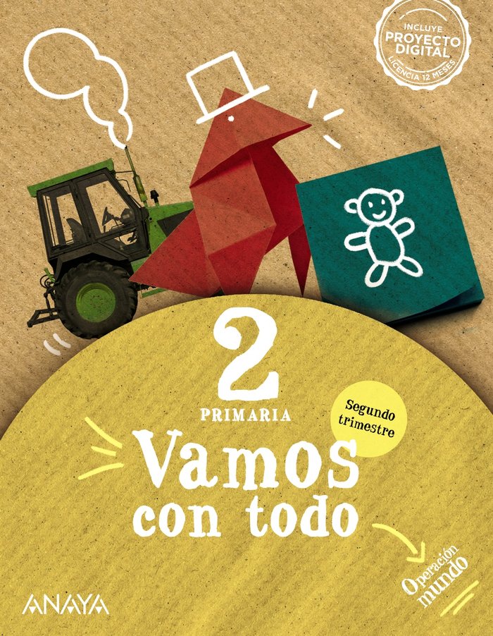 VAMOS CON TODO 2º de Primaria 2oTRIM 22 OPERAC,MUNDO | CLAR BOLUDA, Ma DEL CARMEN/GARCIA MORALE | 9788469897676 (Anaya Texto)
