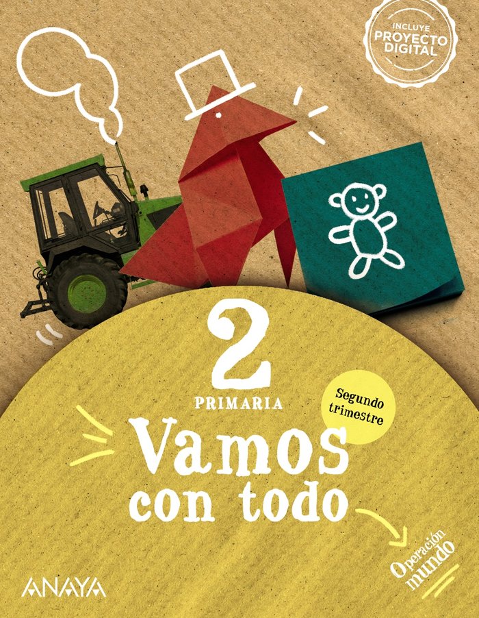VAMOS CON TODO 2º de Primaria 2oTRIM ANDALUCIA 23 | AA,VV | 9788469897973 (Anaya Texto)