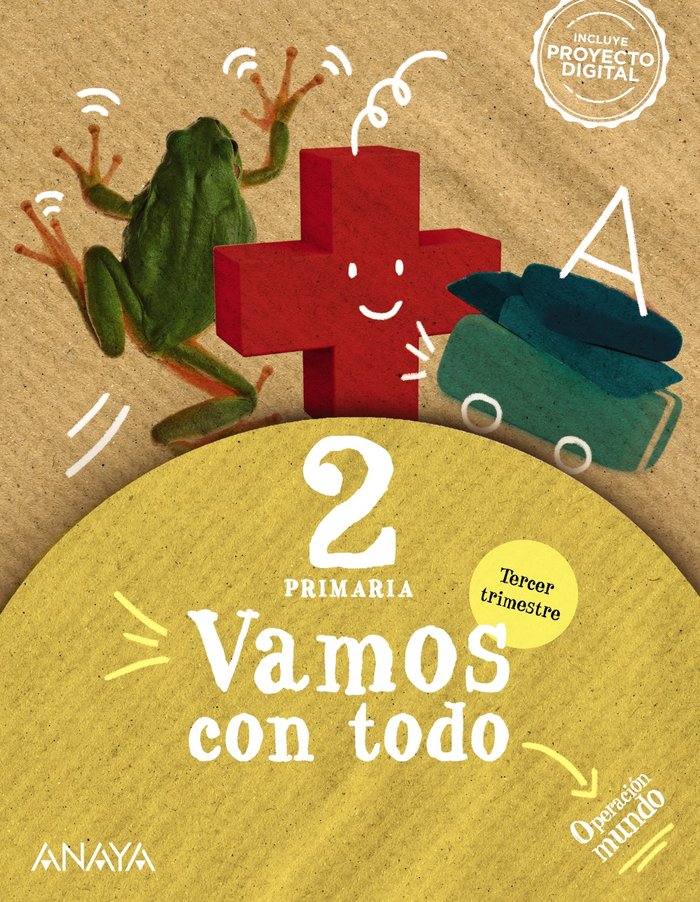 VAMOS CON TODO 2º de Primaria 3oTRIM ANDALUCIA 23 | AA,VV | 9788469898000 (Anaya Texto) Imagen principal del producto