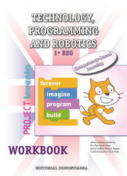 Technologya 1ºeso. Programming Robotics. Workbook. Inventa Imagen principal del producto