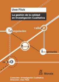 GESTION DE LA CALIDAD EN INVESTIGACION CUALITATIVA - 9788471127365 Imagen principal del producto