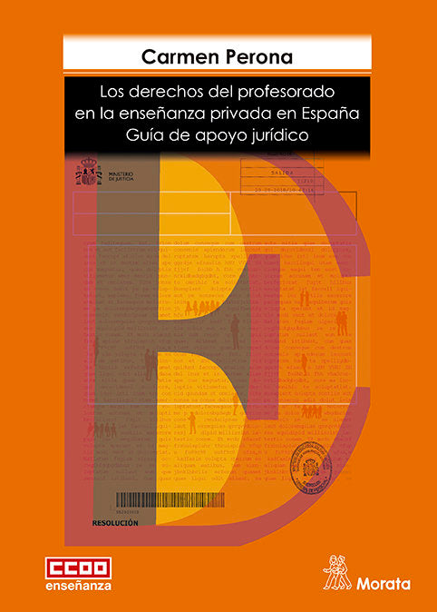 DERECHOS DEL PROFESORADO EN LA ENSEÑANZA PRIVADA EN ESP | PERONA MATA, CARMEN | MORATA | 9788471129512 Imagen principal del producto