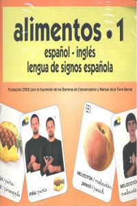 ALIMENTOS 1 BARAJA ESPAÑOL/INGLES SIGNOS | AA,VV | CEPE | 9788478699759