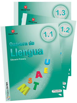 Quadern Llengua 1r.primaria. Trimestral. Fem Pinya