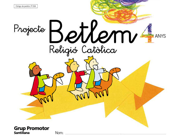 RELIGIO 4ANYS BETLEM CATALA 04 GRUREL04EI | AA,VV | 9788479115340 (Grup Promotor Santillana)
