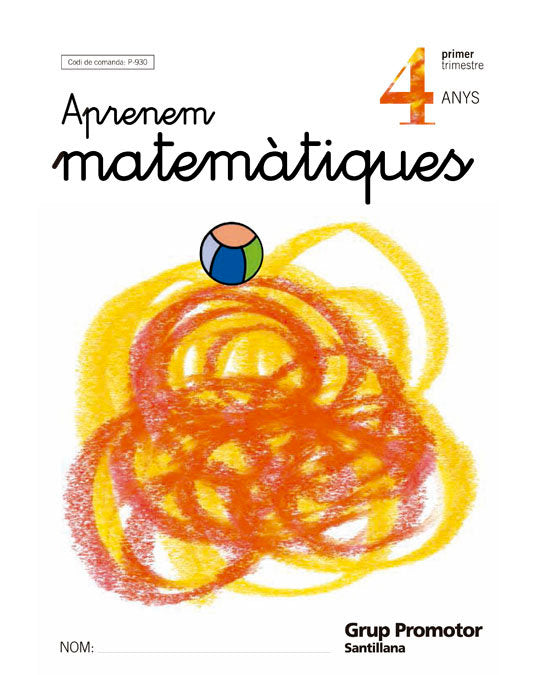 APRENEM MATEMATIQUES TALLER 4ANYS CATALAN 04 | AA,VV | 9788479119300 (Grup Promotor Santillana)