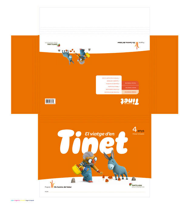 TINET 4ANYS 1oTRIMESTRE CATALAN 13 GRUGLO04EI | AA,VV | 9788479181925 (Grup Promotor Santillana)