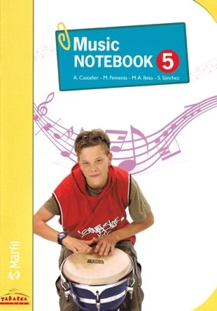 Music Notebook 5º EP 15 MARMU15EP (Marfil) - 9788480253413 Imagen principal del producto
