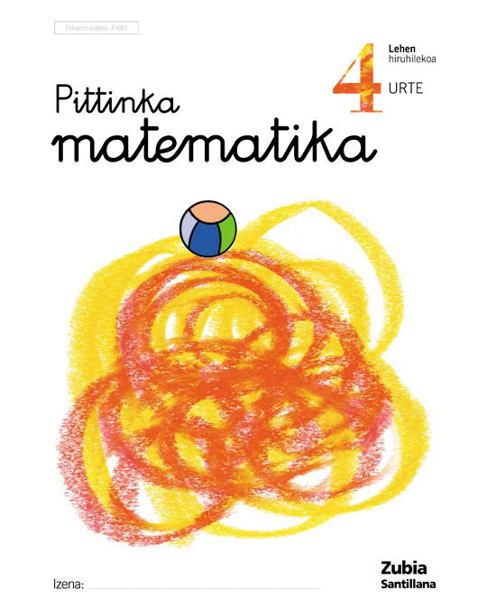 4URTE PITTINKA MATEM EUSK ZUBI ED04 | AA,VV, | 9788481476811 (Zubia Santillana)