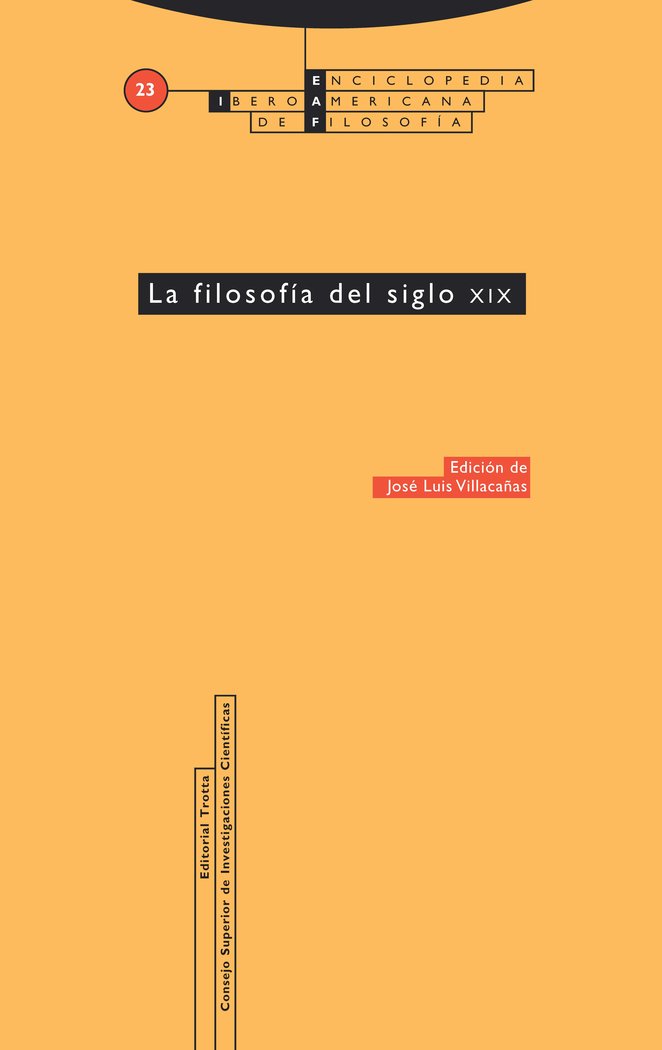 FILOSOFIA DEL SIGLO XIX | VILLACAÑAS | TROTTA | 9788481644739