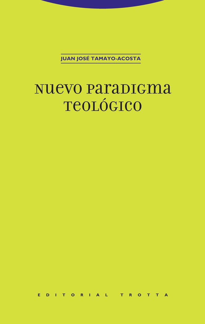 NUEVO PARADIGMA TEOLOGICO - 9788481646580 Imagen principal del producto