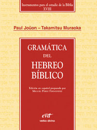 GRAMATICA DEL HEBREO BIBLICO - 9788481697223 Imagen principal del producto