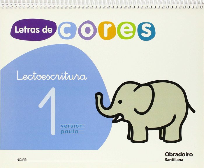 LETRAS DE CORES 1 GALL ED08 | Varios Autores | 9788482248493 (Obradoiro Santillana)