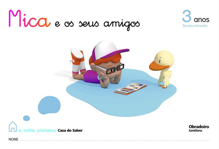 3-3ANOS INFANTIL MICA GALL ED10 | Varios Autores | 9788482249377 (Obradoiro Santillana)