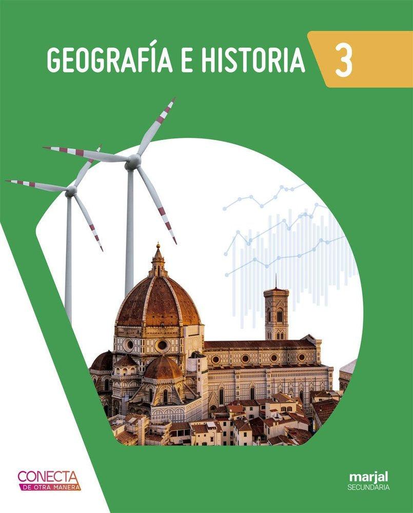 Geografía Historia 3º ESO Val 26 Conecta de Otra Manera (Marjal Edebe) - 9788483487556