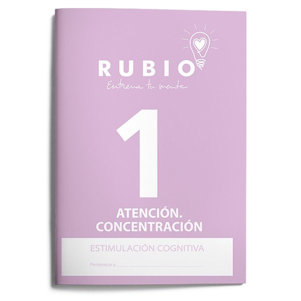 ENTRENA TU MENTE ATENCION 1 ADULTOS ESTIMULACION COGNITIVA | AA,VV | FUNDACION CUADERNOS RUBIO | 9788485109982