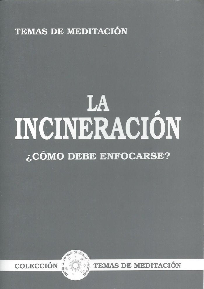 LA INCINERACION - 9788489110953