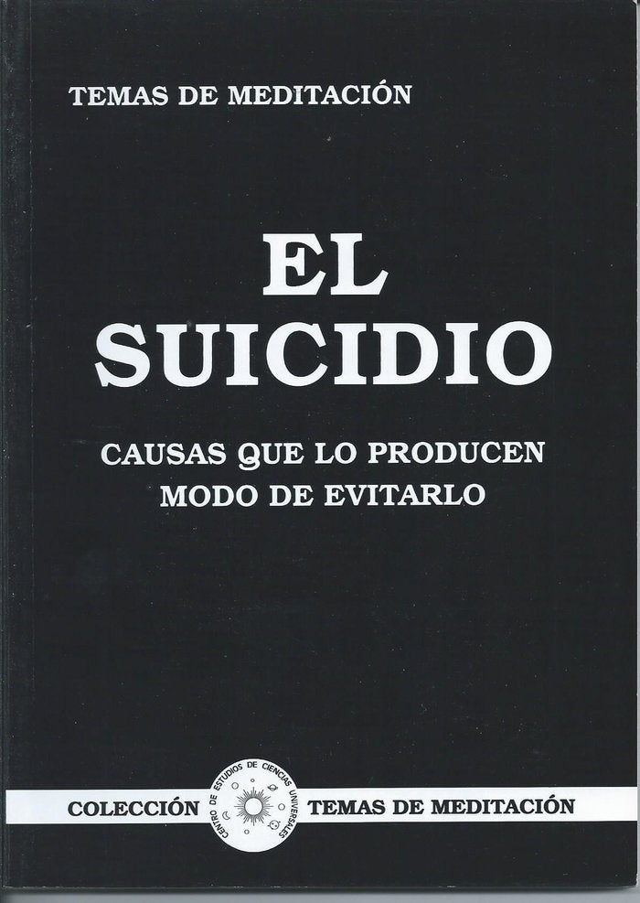 EL SUICIDIO CAUSAS QUE LO PRODUCEN MODO DE EVITARLO - 9788489661233 Imagen principal del producto