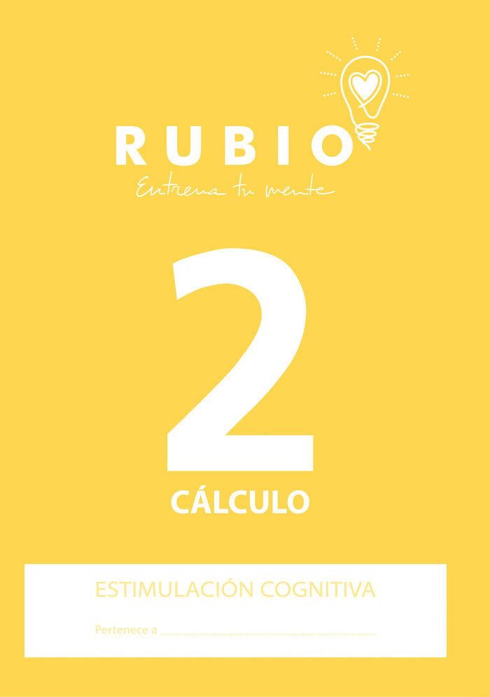 ENTRENA TU MENTE CALCULO 2 ESTIMULACION COGNITIVA | AA,VV | FUNDACION CUADERNOS RUBIO | 9788489773288