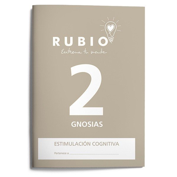 ENTRENA TU MENTE GNOSIAS 2 ADULTOS ESTIMULACION COGNITIVA | AA,VV | FUNDACION CUADERNOS RUBIO | 9788489773325 Imagen principal del producto