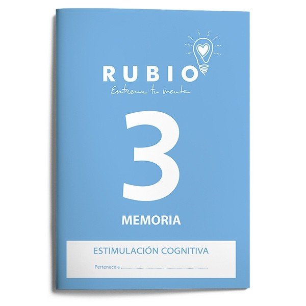 ENTRENA TU MENTE MEMORIA 3 ESTIMULACION COGNITIVA | AA,VV | FUNDACION CUADERNOS RUBIO | 9788489773349