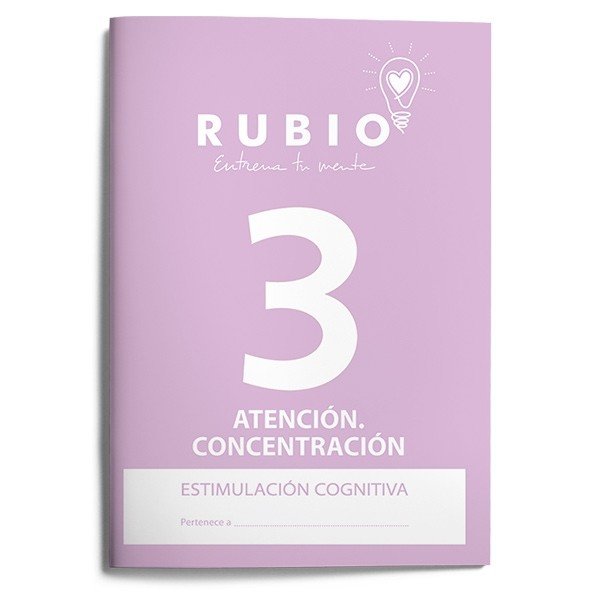 ENTRENA TU MENTE ATENCION 3 ADULTOS ESTIMULACION COGNITIVA | AA,VV | FUNDACION CUADERNOS RUBIO | 9788489773370