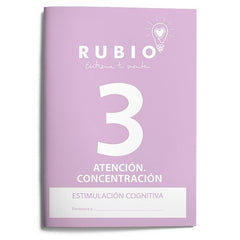 ENTRENA TU MENTE ATENCION 3 ADULTOS ESTIMULACION COGNITIVA | AA,VV | FUNDACION CUADERNOS RUBIO | 9788489773370