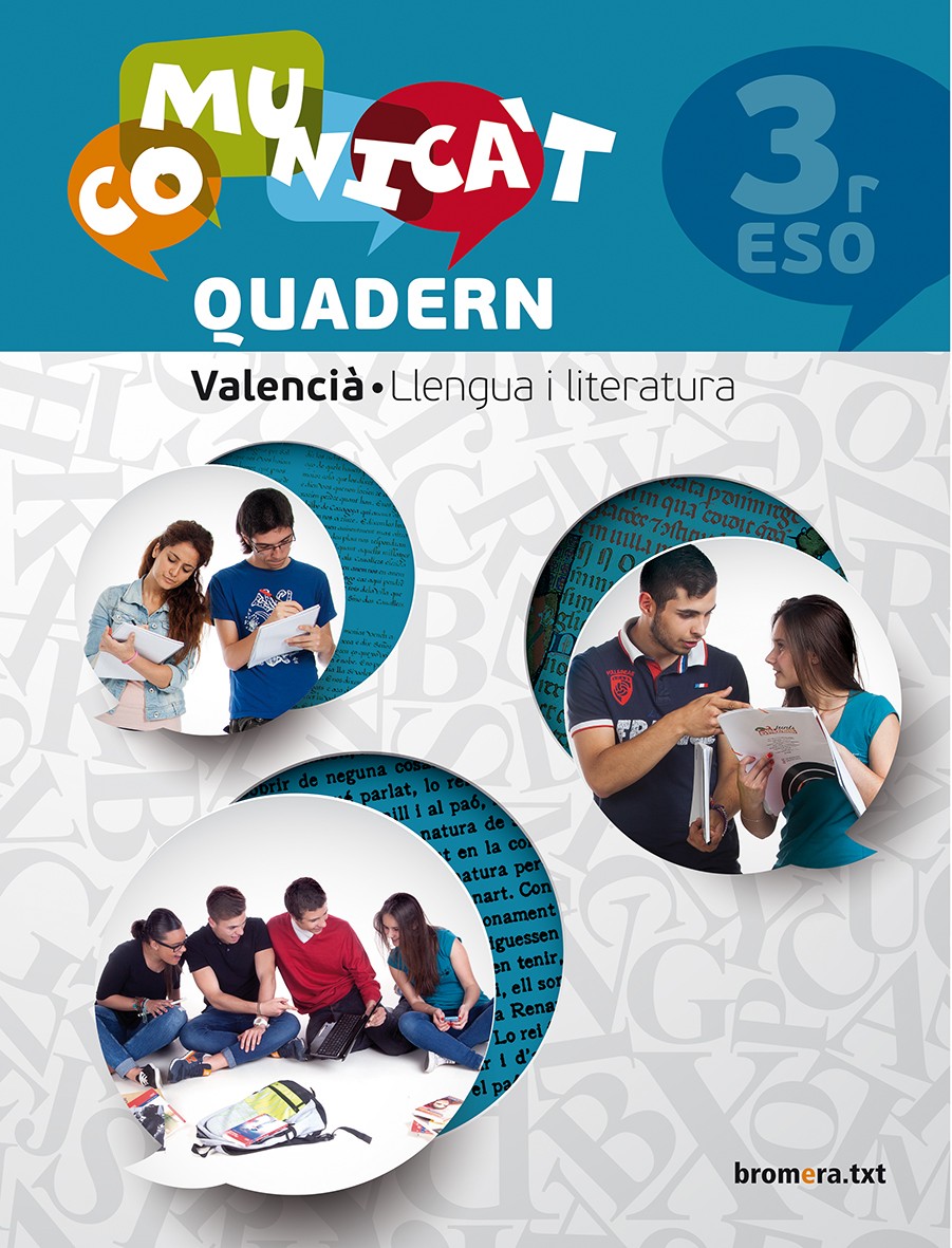 Comunica't 3r ESO. Aa. Vv. (Edicions Bromera, S.L.) 9788490264904 Imagen principal del producto