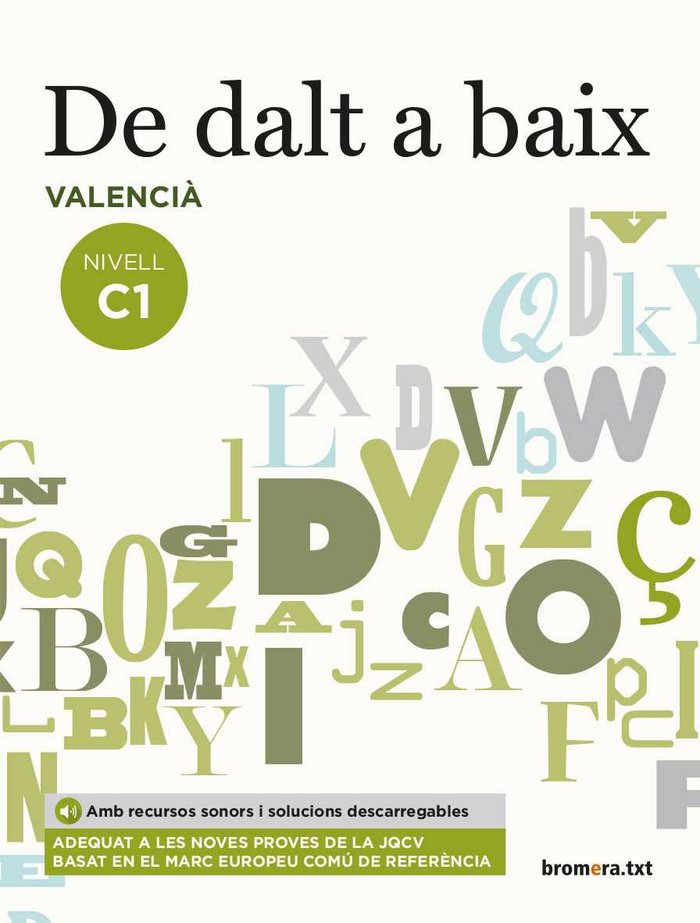 ✅ DE DALT A BAIX NIVELL C1 I AA,VV I BROMERA OTROS IDIOMAS I 9788490268100 Imagen principal del producto