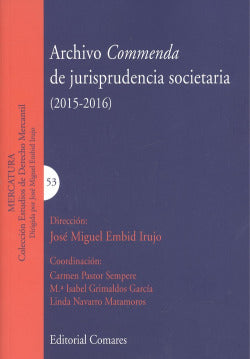 ARCHIVO COMMENDA DE JURISPRUDENCIA SOCIETARIA 20152016 - 9788490455654