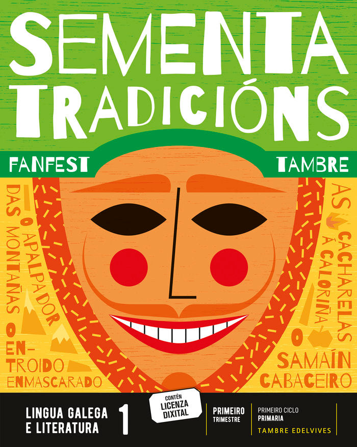 LINGUA GALEGA 1oEP GALICIA 22 FANFEST | AA,VV | 9788490464175 (Tambre Edelvives)
