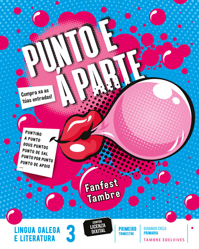 Proxecto: FanFest. Lingua Galega e Literatura 3. Trimestres | Rinoceronte Editora | 9788490464199 (Tambre Edelvives) Imagen principal del producto