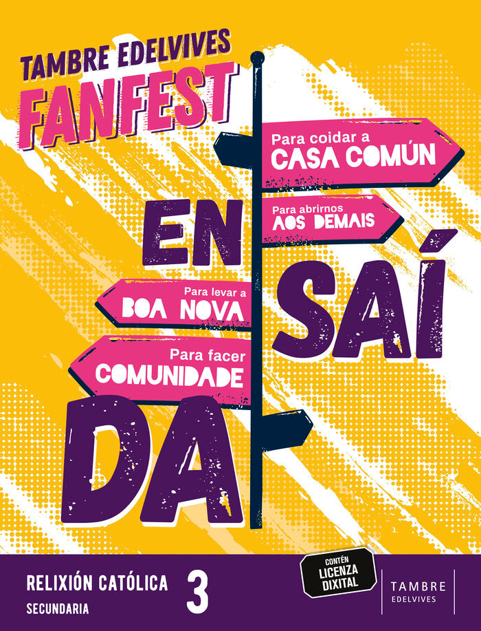 Proxecto: FanFest. Relixión Católica 3ºESO | Varios autores | 9788490464649 (TAMBRE EDELVIVES) Imagen principal del producto