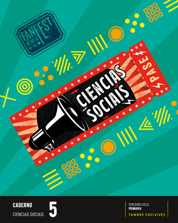 Caderno Ciencias Sociais 5º EP Galicia 23 Fanfest (Tambre Edelvives) - 9788490466100 Imagen principal del producto