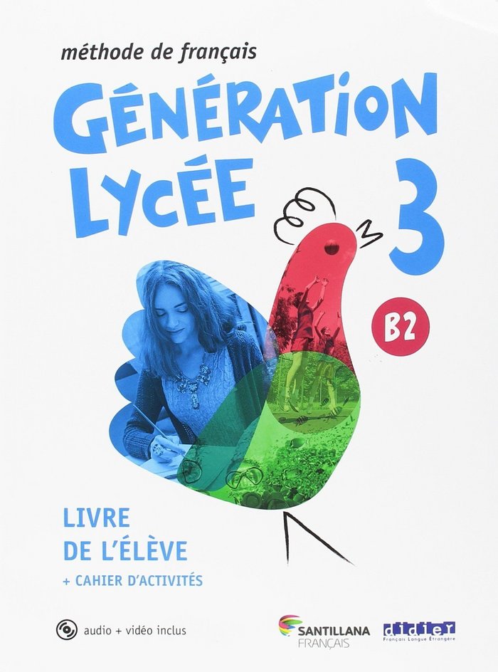 ✅ GENERATION LYCEE B2 2ºNB ELEVE+CAHIER+CD+DVD 18 - 9788490498019
