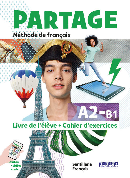 ✅ PARTAGE A2/B1 2ºBACH LIVRE+CAHIER 23 - 9788490498231