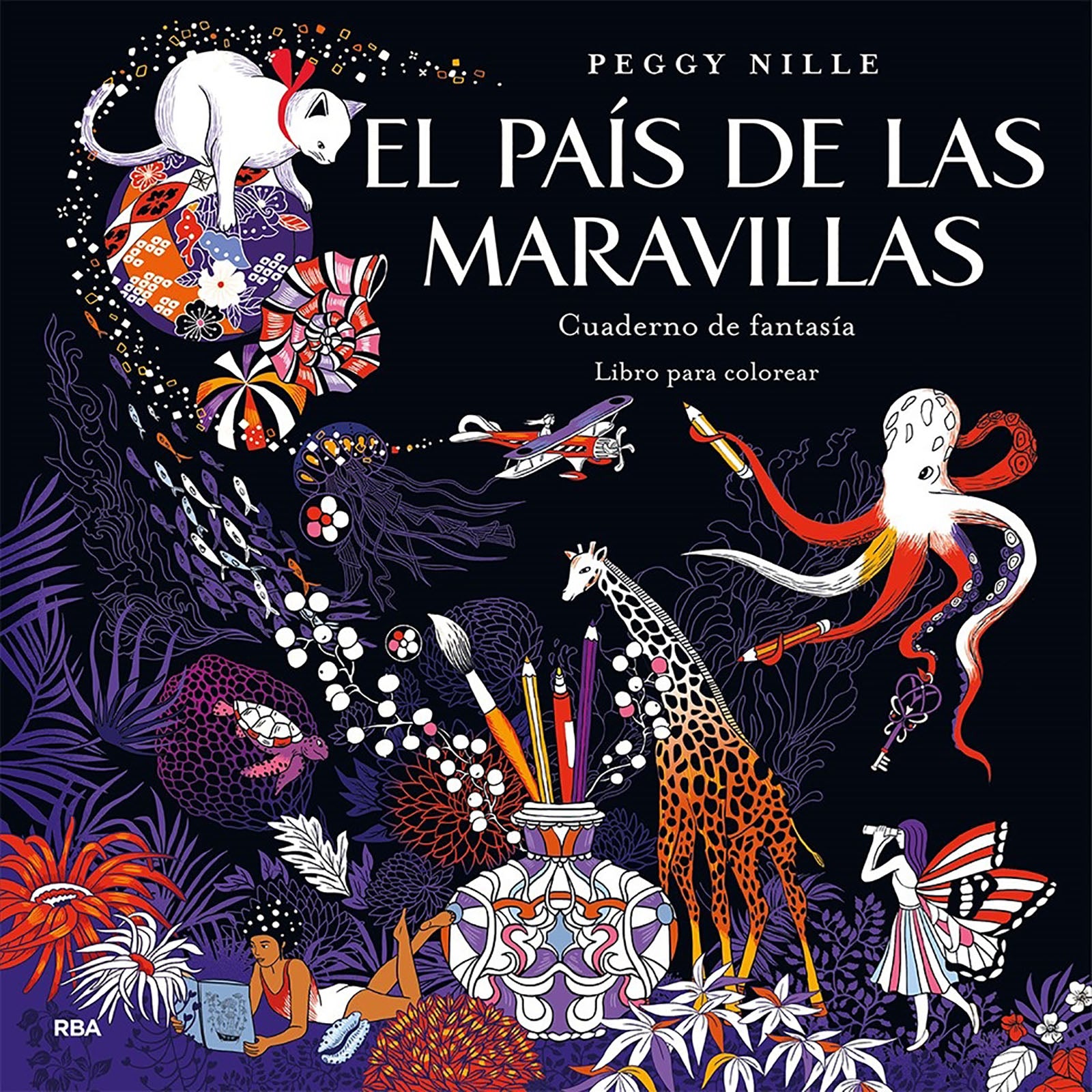 El País de las Maravillas. Cuaderno de Fantasía: Libro para Colorear Imagen principal del producto
