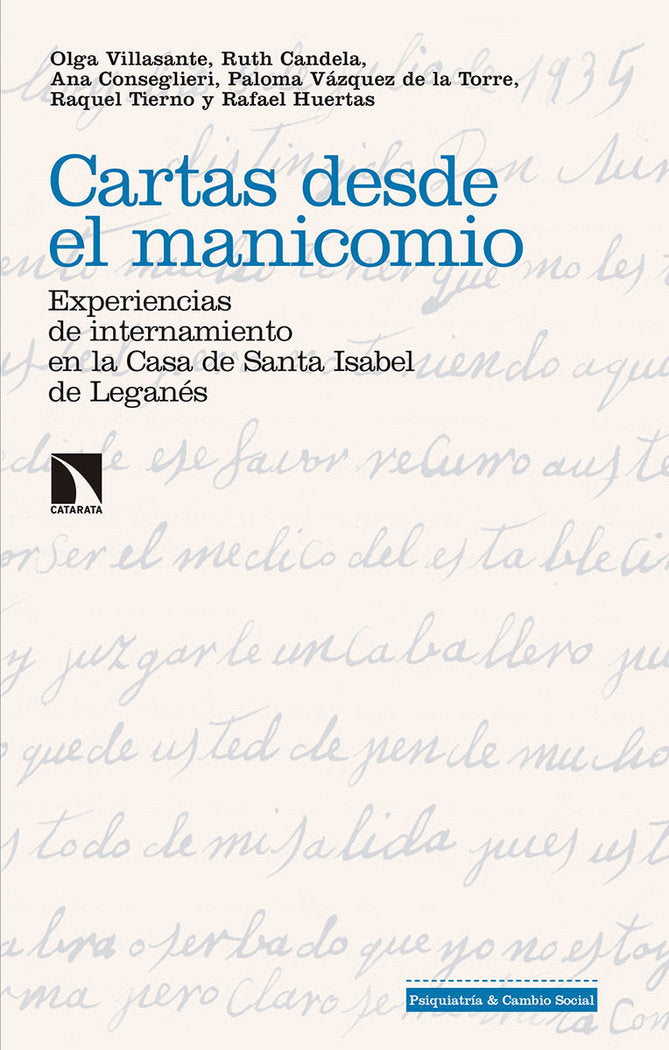 CARTAS DESDE EL MANICOMIO | VILLASANTE,OLGA | CATARATA | 9788490974377 Imagen principal del producto