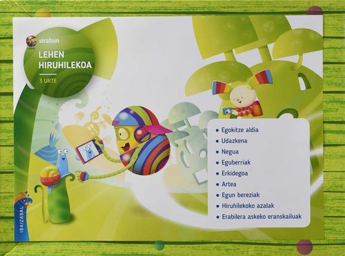SIRABUN 3 URTE EI P,VASCO 16 IBAGLO03EI | Varios Autores | 9788491061458 (Ibaizabal Edelvives) Imagen principal del producto