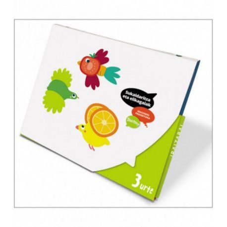 SUKALDARITZA ELIKAGAIAK 3 URTE P,VASCO 18 IJUSTEN | Varios Autores | 9788491063162 (Ibaizabal Edelvives)