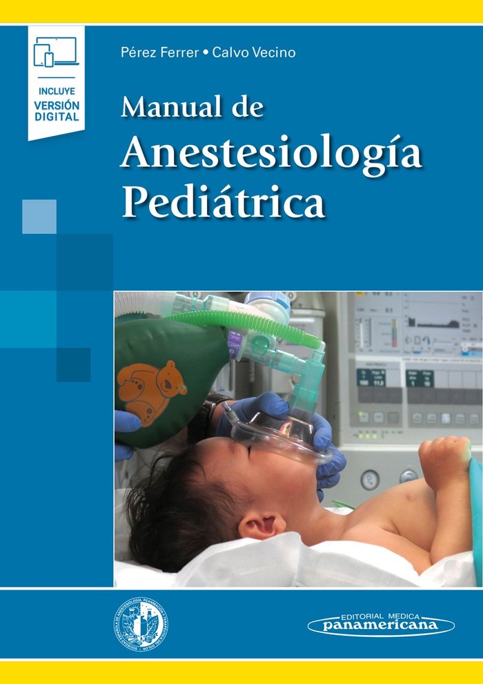 MANUAL DE ANESTESIOLOGIA PEDIATRICA - 9788491104179 Imagen principal del producto